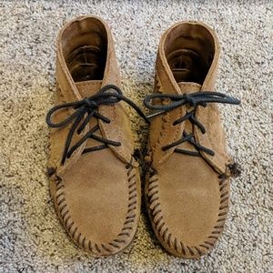 Minnetonka Lace Up Western Bootie